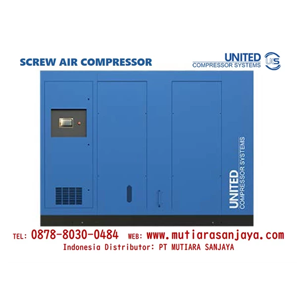 Screw Air Compressor UCS UNITED 90 KW (120HP) - Fixed Speed