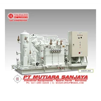 TANABE Oil-Injected Gas Compressor Pressure up to 294 Bar. Model: GV GSSVH Series