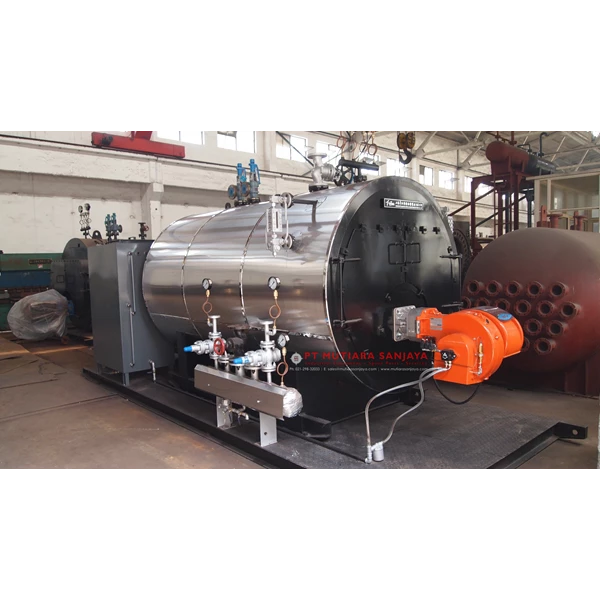 Dual Fuel Steam Boiler - HUITA [ Diesel Solar & Gas ] 