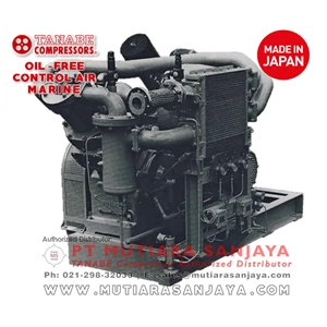 Oil Free Marine Air Compressor for Control Air up to  630 m³/hr ~ 104 kW. Model: Tanabe VLHOS