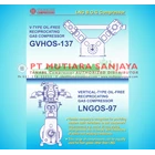 TANABE LNG BOG Oil Free Compressor. Model: GVHOS LNGOS 1
