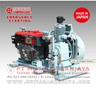 Kompresor Starting Kapal Darurat (Engine Drive). TANABE LHC-33. Made in Japan. 1